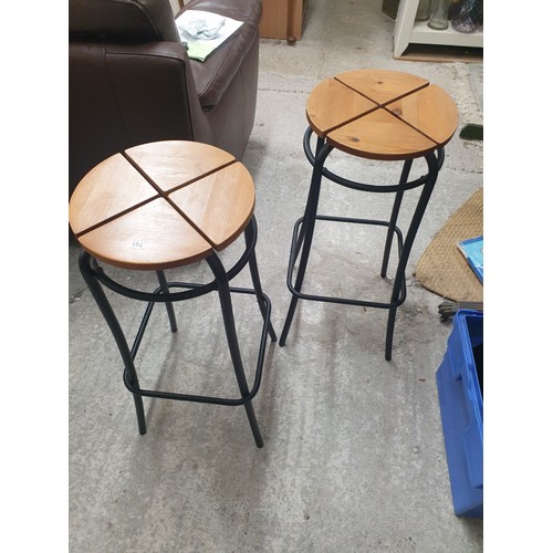 332 - Nice Little Pair Bar Stools