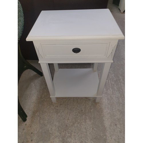 336 - Nice Little Occasional Table With 1 Drawer Front And Storage Undershelf 70 x 48 x 36 cm