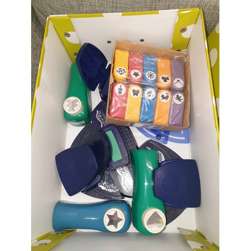 379 - 3 Boxes Brand New Arts And Crafts Stampers For Card Making etc Over 300 Pounds Worth