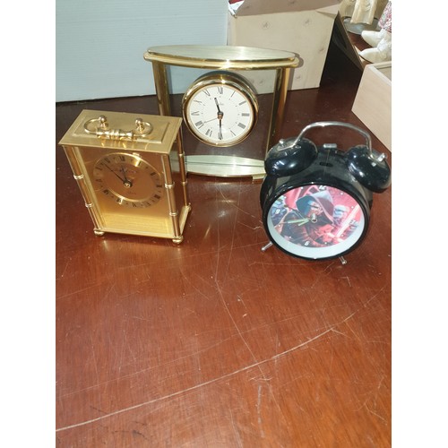 378 - Selection Of Clocks To Include Retro Clock And Vintage Style Fan Clock etc