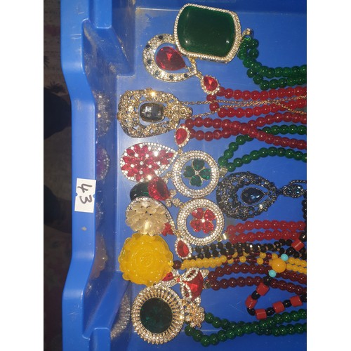 43 - Collection Of Costume Jewellery To Include Oriental etc.
