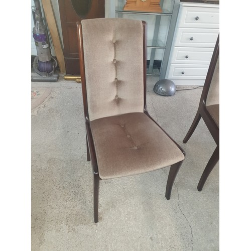 257 - Set Of Six Mid Century Dining Chairs In Beautiful Condition