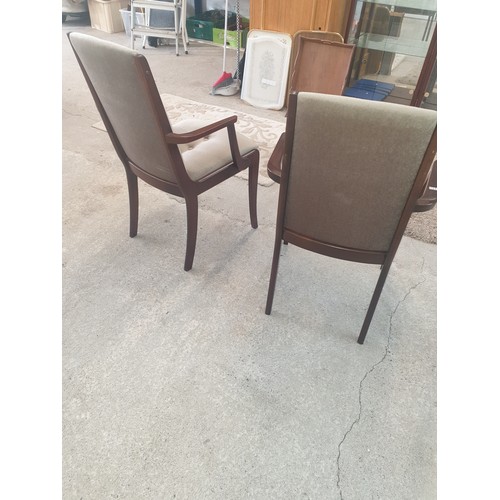 257 - Set Of Six Mid Century Dining Chairs In Beautiful Condition