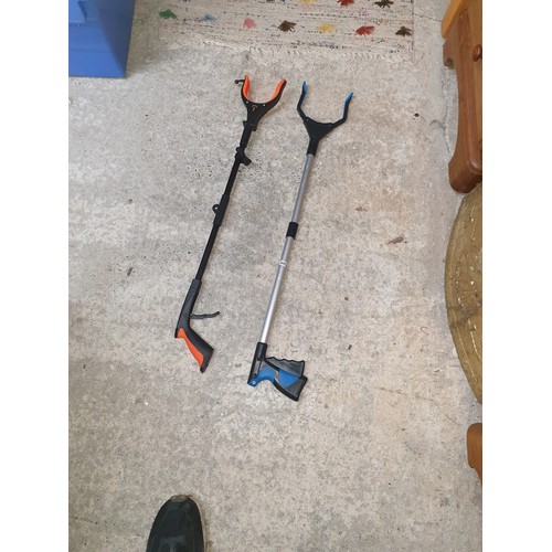 409 - Two Extension Pickers/ Grabbers
