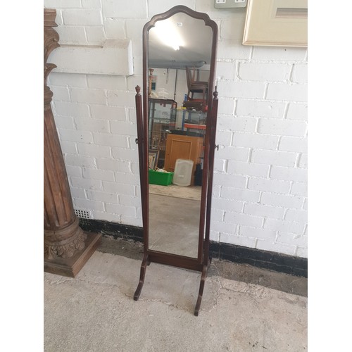 265 - Antique Cheval Mirror.