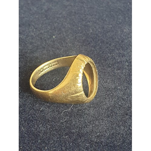 7 - 9ct Gold Scrap Ring.  3.87grams.