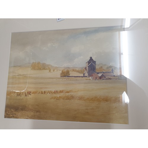 229 - Two Antique water colours; Highland Scene signed Colours Signed & Country side scene signed.