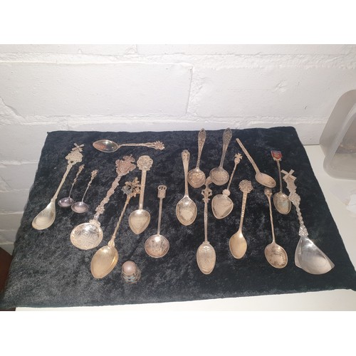 18 - Large Selection of Various Silver Spoons
 200 Grams in weight.