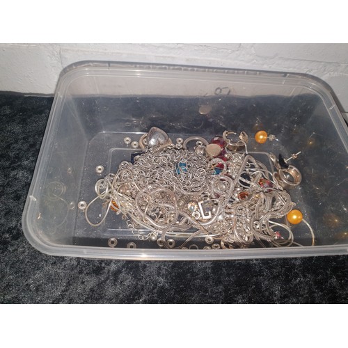 20 - Large Selection Of Silver Chains etc. 175 grams.