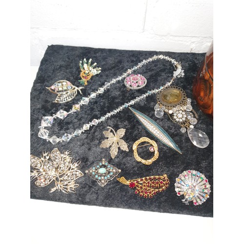 29 - Nice Little Box Of Costume Jewellery With Oriental Box