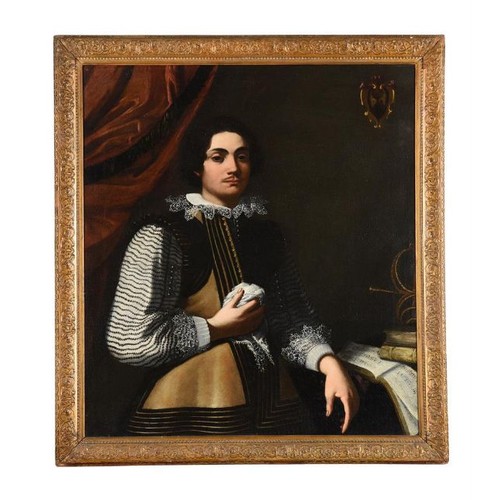 147 - A Portrait of an Italian Nobleman. By Antiveduto Grammatica (1571 - 1626). Italian. Oil on canvas.Pr... 