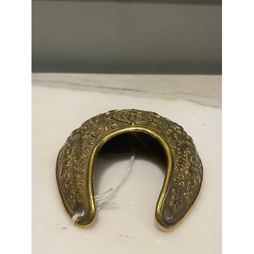 79 - King's German Legion officer's gorget. Peninsula War period in full gilt. Worn for short period, inc... 