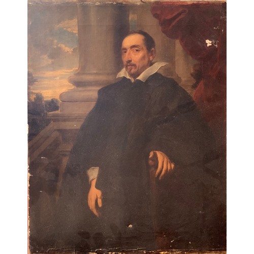 171 - [Δ]Portrait of A Gentleman (After Van Dyck). Oil on canvas. Dimensions: Unframed: 18... 