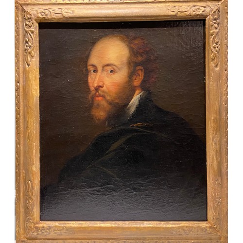 182 - Property of a Gentleman.A Self-Portrait After Rubens. Oil on canvas, laid down on board. I... 