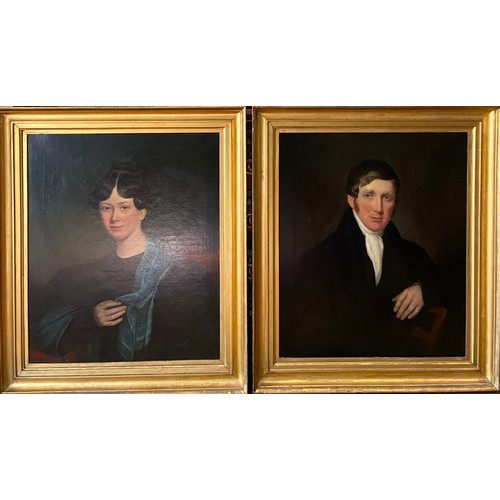 227 - From An Esteemed Private CollectionCircle of Samuel Howell, A Pair of Portraits of Joseph (1804-1846... 