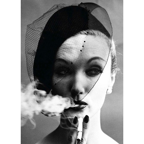 11 - William Klein (b. 1928)Smoke + Veil, Paris (Vogue), 1958.Gelatin silver print, printed later.45.5 x ... 