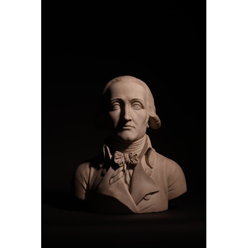31 - To be sold with no reserve.19th Century.Portrait bust of notable man of letters. Marble.Property of ... 