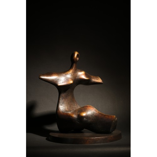 38 - Henry Moore (1898-1986).Working Model for Figure: Arms Outstretched (1960).Conceived in 1960 and cas... 