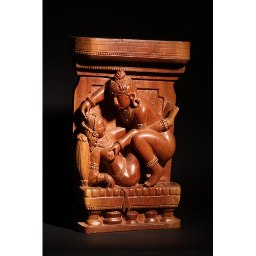 69 - Adapted from the sculptures of Khajuraho.A Set of 13 Extraordinary Carvings of Sensual Interest.Prop... 