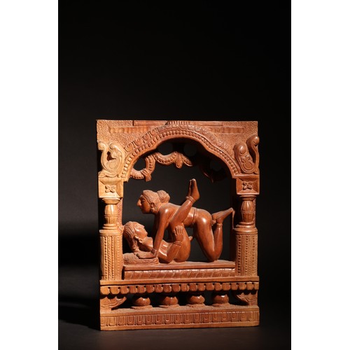 69 - Adapted from the sculptures of Khajuraho.A Set of 13 Extraordinary Carvings of Sensual Interest.Prop... 