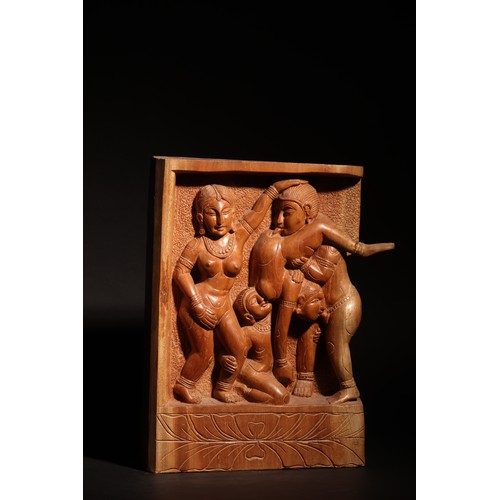 69 - Adapted from the sculptures of Khajuraho.A Set of 13 Extraordinary Carvings of Sensual Interest.Prop... 