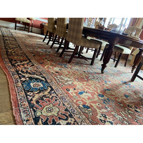 80 - A Persian Mahal Carpet.Circa 1900.Property of a Distinguished Gentleman of Title.Dimensions:20 ft. (... 