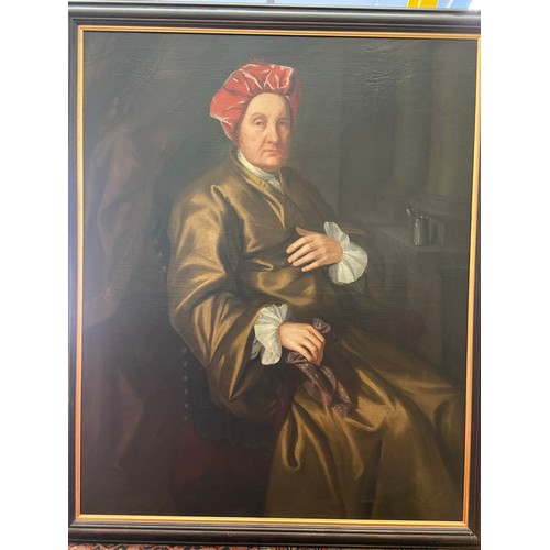 123 - 17th/18th Century (?)British SchoolA Portrait of a Gentleman. Oil on canvas. Property of a Gentleman... 