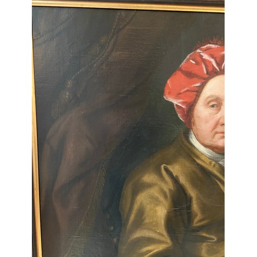 123 - 17th/18th Century (?)British SchoolA Portrait of a Gentleman. Oil on canvas. Property of a Gentleman... 