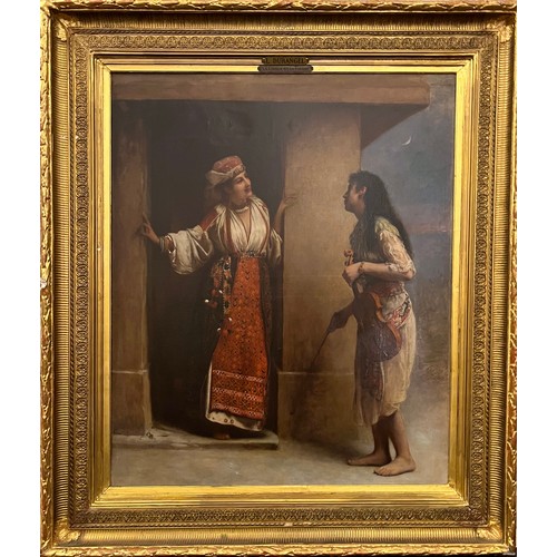 139 - Léopold Durangel (1828-1898)La Cigale et la Fourmi1894Oil on CanvasSigned and dated lower leftOn fra... 