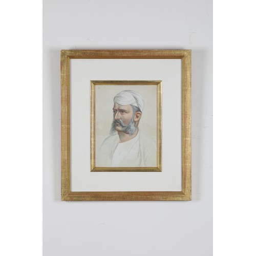 236a - To be sold without a reserveProperty of Stephanie HoppenA Portrait of a Rajputc. 1880Watercolour on ... 