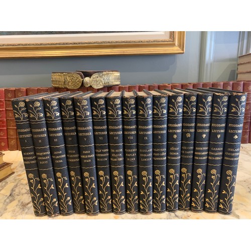 252 - 15 volumes10 volumes and five supplementary volumesJohn Stoddard's LecturesChicago and BostonGeo. L.... 