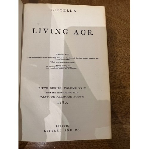 272 - To be sold without reserve4 volumes (144, 145, 146, 184)Littell's Living AgeBostonLit... 