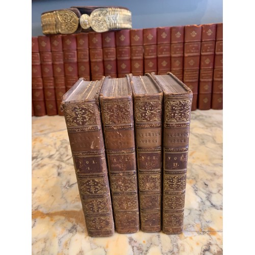 318 - 4 volumesex libiris Samuel Augustus PerryThe Works of Laurence SterneLondonA. Strahne1815Dimens... 