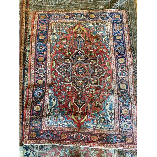 21 - Property of Sir Christopher OndaatjeHeriz Persian rugDimensions:6.3 ft. x 4.8 ft.... 