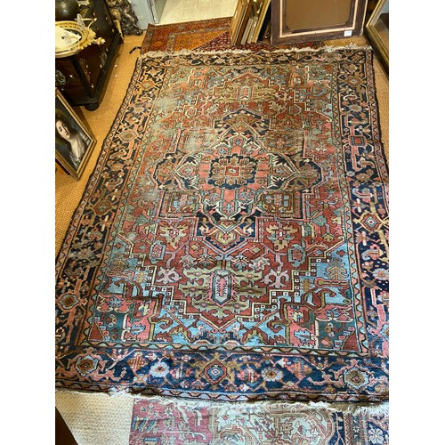 24 - Property of Sir Christopher OndaatjeHeriz Persian rugDimensions:11.2 ft. x 7.9 ft.... 