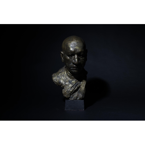 148 - Property of Sir Christopher OndaatjeChandrajeewa, Sarath (b. 1955)Portrait bust of Dr Bellanwila Wim... 