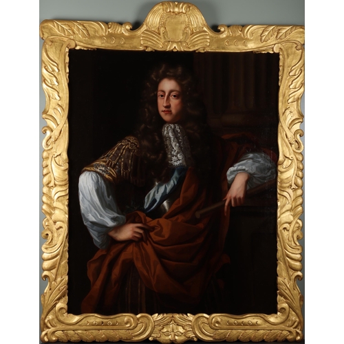 33 - Attributed John Riley (1646-1691)Portrait of Prince George of Denmark (1653-1708)Oil on canvasIn a g... 