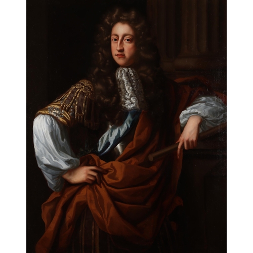 33 - Attributed John Riley (1646-1691)Portrait of Prince George of Denmark (1653-1708)Oil on canvasIn a g... 