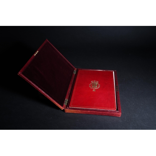 50D - Long form Spanish document with letters of nobility and certificate of coat of arms in favour o... 