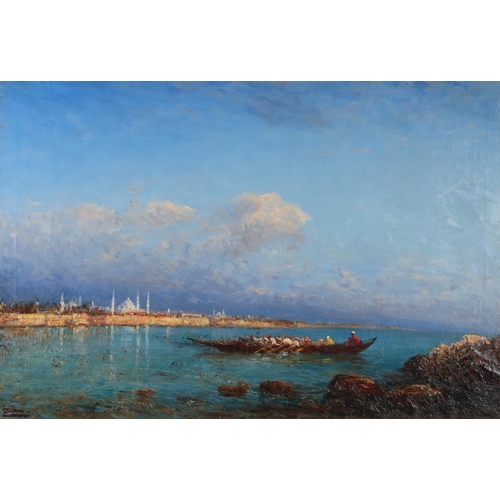 58 - Felix Ziem (1821-1911)View of ConstantinopleOil on canvasSigned lower left 'Ziem'Provenance:Private ... 