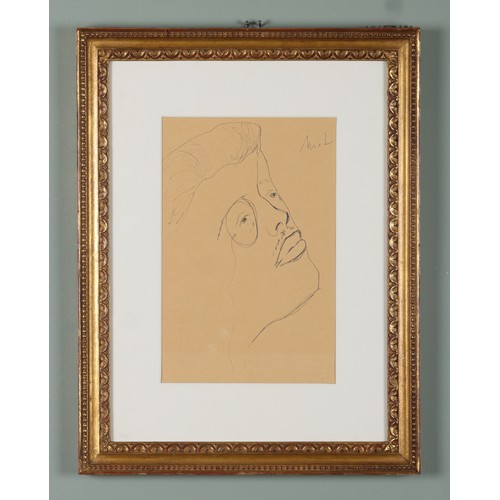 112 - Property of the late Marcello ViolanteMikhail Fedorovich Larionov (1881 - 1964)Portrait of Sergei Di... 