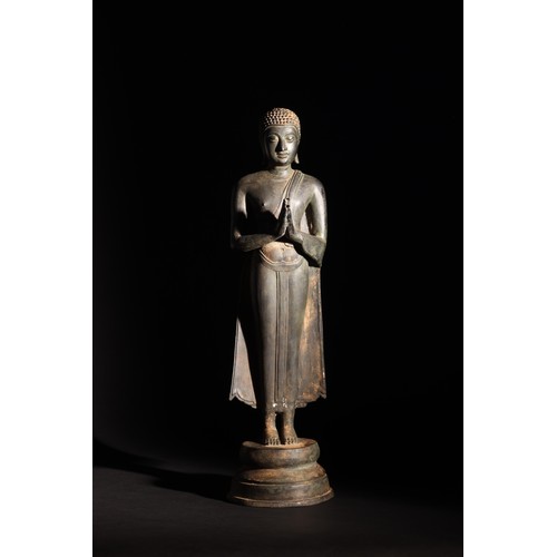 188 - Property of a Distinguished Gentleman of TitleSouth Asian17th Century (?)Standing Buddha With Hands ... 