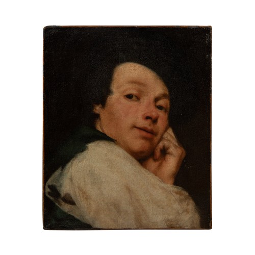 86 - Property of a ladyAttributed to Giovanni Battista Piazzetta (Venice 1682 - 1754)Portrait of a gentle... 