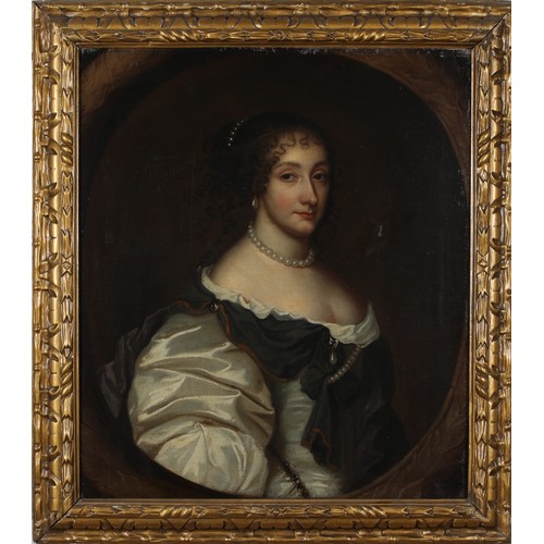 84 - Property of Stephanie HoppenCircle of John Michael Wright (1617-1694)A portrait of a lady in a feign... 