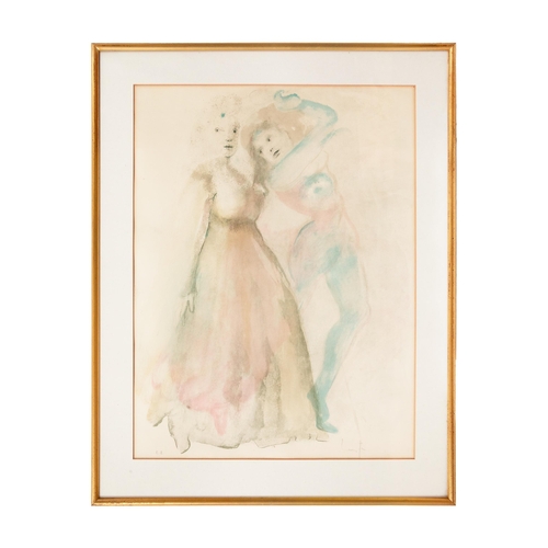 244 - Property of a LadyLeonor Fini (1907 - 1996)A lithograph of two dancing figuresArtist's proofSigned, ... 