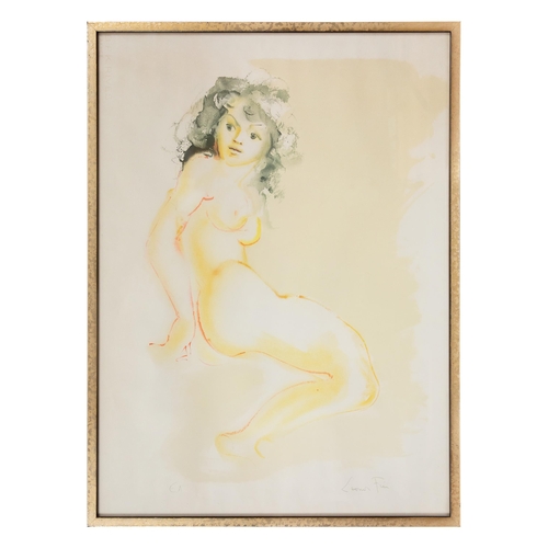 246 - Property of a LadyLeonor Fini (1907 - 1996)A lithograph of a seated female nudeArtist's proofSigned,... 