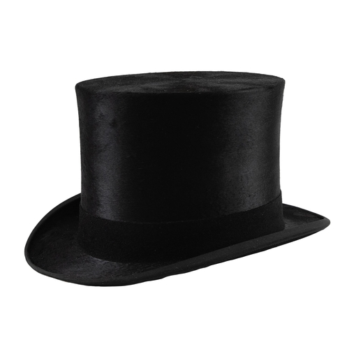 277 - A black silk top hat, very smart