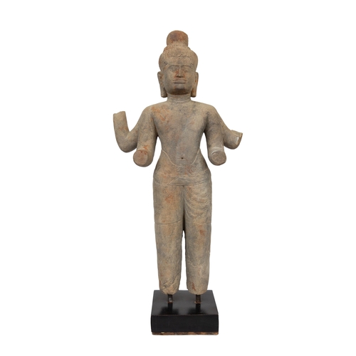 54 - Property of a distinguished GentlemanLopburi (Cambodian)11th - 13th CenturyA sandstone statue of Shi... 