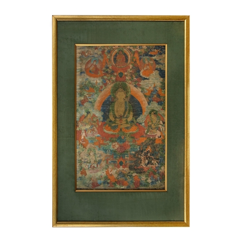 66 - Property of a distinguished GentlemanGelupka School (Tibet)Late 18th Century (?)A Thangka depicting ... 