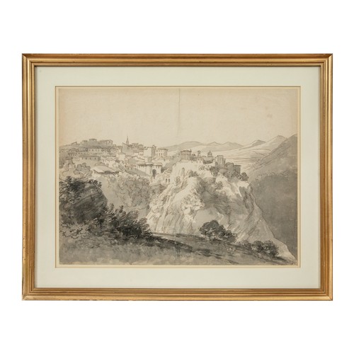 162A - Property of a LadyRev. William Henry Barnard (1767 - 1818)A view of TivoliPencil and grey-wash on pa... 